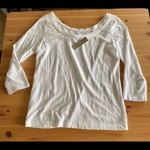3/$25🌺 JCrew 3/4 sleeve top NWT Size Med